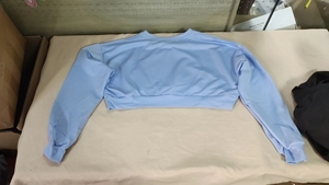 <span class=keywords><strong>M</strong></span>-2XL короткая Осенняя толстовка с капюшоном, однотонный топ, новый свободный женский топ с круглым воротом и длинными рукавами - Product Image 6