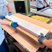 Revêtements de sol SPC OEM certifiés, lignes de production vérifiées, 100 % imperméables, dalles de sol en vinyle à clic rapide, design granit, pour magasins de détail
