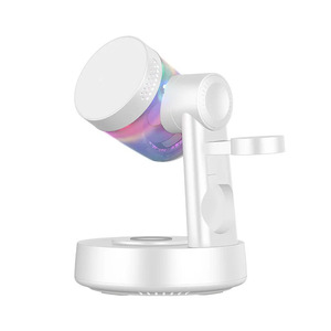 Cargador Inalámbrico Magnético RGB de 25W para Teléfono y Reloj, Carga Rápida, Altavoz BT - Product Image 1