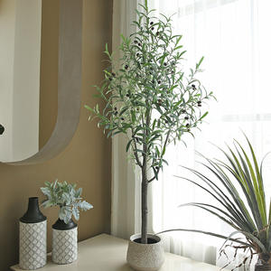 Árbol de Olivo Artificial de PVC al por Mayor de Fábrica, Decoración para Interiores de Hogar y Oficina, Alta Simulación, Duradero - Product Image 5