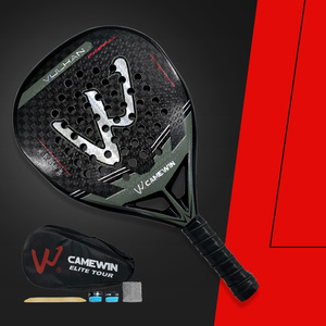 Chất Lượng Cao Camewin 5025 Bãi Biển Vợt Tennis 12K Trong Suốt Carbon Kim Cương Mái Chèo Hình Dạng Nylon Net-New Chính Hãng Hàng Hóa - Product Image 4