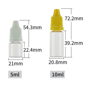 plastic eye pharmaceutical packaging container 5ml 10ml empty bottles dropper bottle for pharma