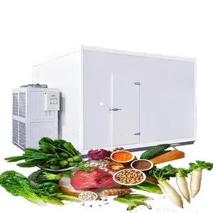 Customized Complete Cold Chamber Commercial for milk and yogurt Supermarket for Farms Hotels Food Shops