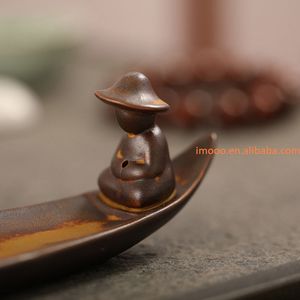 Quemador <span class=keywords><strong>de</strong></span> Incienso <span class=keywords><strong>de</strong></span> Cerámica Precio <span class=keywords><strong>de</strong></span> Fábrica, Diseño <span class=keywords><strong>de</strong></span> Anciano Pescando, Hecho a Mano, Porta Incienso, Decoración para el Hogar, Base para Incienso - Product Image 3