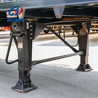 Semi-remorque robuste en acier inoxydable pour bétail, 3 essieux, double pont, pour le transport de bovins et ovins, capacité de charge de 60 tonnes