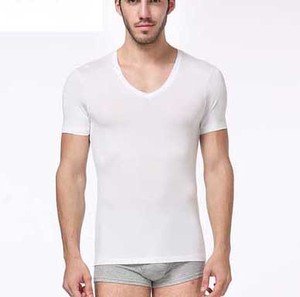 T-shirt à manches courtes en coton modal pour hommes - Product Image 5