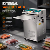 Machine de mise sous vide électrique automatique intelligente Xicang XC-600 avec injection de gaz pour l'emballage d'aliments, de boissons, de produits chimiques, de viande et de fruits de mer