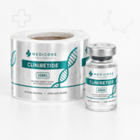 Etiquetas Personalizadas para Frascos de Vidrio de 3 ml y 10 ml para Péptidos y Cajas de Embalaje de Papel Rígido