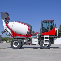 Prix Compétitif Camion Malaxeur à Béton Mobile Autochargeur de 2m³ Alimenté au Diesel