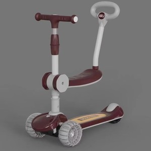 New and Newly Designed Kid Scooter with <strong>Three</strong> in One Baby Kids Scooters Height Adjustable Lightweight Outdoor Use for Baby Kids - Product Image 2