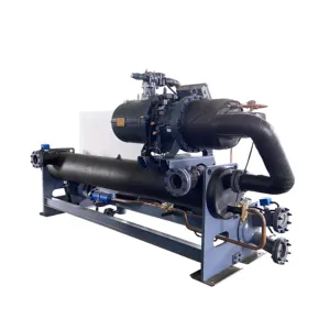 Industri 120 Ton cangkang dan tabung Evaporator air didinginkan sekrup pendingin