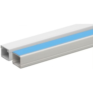 รางกันน้ำ PVC ขนาด 20x10 มม. ยาว 2 ม. แพ็ค 100 ชิ้น สำหรับจัดการสายเคเบิล - Product Image 1