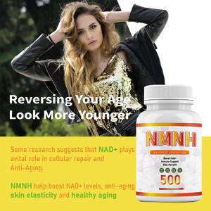 Hete Verkoop <span class=keywords><strong>Nicotinamide</strong></span> <span class=keywords><strong>Mononucleotide</strong></span> Nmnh Capsules 99% Zuiverheid Anti-Aging Nad + Booster Supplement Gmp Kruidenextract Vitamine Drum - Product Image 2