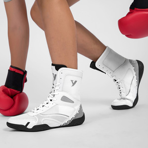 Zapatos de Boxeo con Cordones, Malla Transpirable, Antideslizantes, Resistentes a Impactos, para Entrenamiento y Combate, para Adultos - Product Image 3