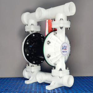 مضخة هوائية مزدوجة الغشاء من البولي بروبيلين مقاس 2-1/2 بوصة مقاومة للأحماض والقلويات الضعيفة، تكلفة الصيانة منخفضة وقطع الغيار - Product Image 3