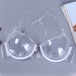 Soutien-gorge push-up transparent sexy pour femmes, soutien-gorge invisible ultra-fin, bretelles en plastique TPU doux, sous-vêtements transparents - Product Image 1