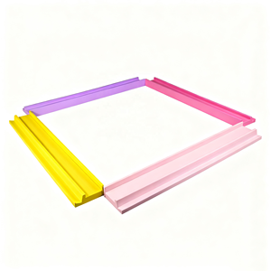 4 Pcs/set American Mahjongg Rack Jeu de société Règle de jeu en bois Mahjong Racks Magnets - Product Image 1