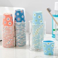Gobelets à café jetables en papier, gobelets à motifs de marguerites pour boissons chaudes ou froides, jus, thé, maison, bureau, fête, voyage, usage quotidien