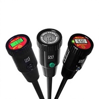 Testeur de sol numérique 3-en-1 ZD, pH, EC, thermomètre, écran LCD rétroéclairé, précision 0,2pH pour l'analyse du sol des plantes et du jardin