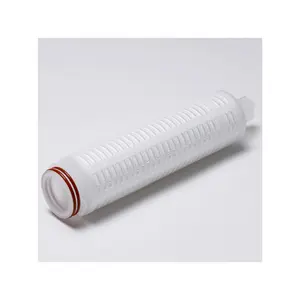 10 inch PP Clean Microporous Membrane Folding Water Filter Element Polypropylene High Efficiency Water Filter