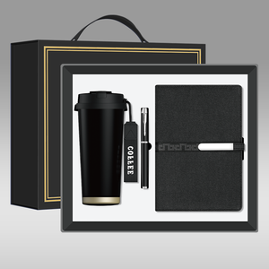 Planificador de tapa dura de Navidad <span class=keywords><strong>2026</strong></span>, cuaderno de oficina de cuero PU personalizado con bolígrafo, papelería, caja de regalo corporativa de negocios - Product Image 2