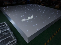 Panneau acrylique modulaire LED blanc froid à effet scintillant pour piste de danse, idéal pour mariages, banquets, événements et locations de scènes.