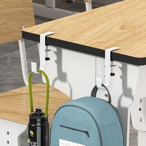 Ganchos de hierro para mochila de estudiante, para colocar al lado del escritorio, para almacenamiento en el aula - Product Image 1