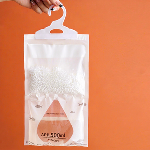 Bolsa Absorbente de Humedad Tipo Gancho, Capacidad de 500 ml, Deshumidificador para Armario, Desecante Sólido Desechable - Product Image 1