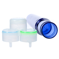Precio Directo de Fábrica, Tapa de 5 Galones con Plástico Azul y Blanco Libre de BPA, 55MM, para Agua Mineral, Etiqueta Personalizada