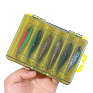 Portable extérieur Anti-choc pêche leurre Wrap sac boîte à paillettes 12 pièces vairon appâts <span class=keywords><strong>mallette</strong></span> de rangement pour requin Marlin triple crochets - Product Image 4