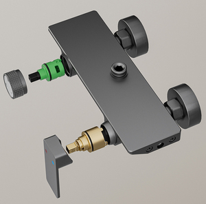 <span class=keywords><strong>Robinet</strong></span> thermostatique 4 fonctions Ensemble <span class=keywords><strong>de</strong></span> douche mural <span class=keywords><strong>de</strong></span> luxe <span class=keywords><strong>pour</strong></span> <span class=keywords><strong>salle</strong></span> <span class=keywords><strong>de</strong></span> bains Jet <span class=keywords><strong>de</strong></span> pluie en céramique brossée <span class=keywords><strong>pour</strong></span> la maison Certificat CE/ROHS - Product Image 5