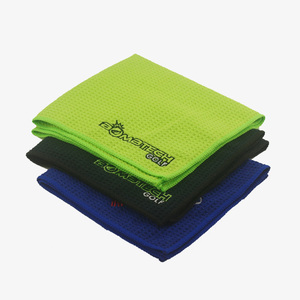 Panno per asciugamano da golf in <span class=keywords><strong>microfibra</strong></span> con gancio per grommet super morbido con logo personalizzato - Product Image 2