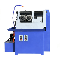 Machine à rouler les fils de haute qualité avec moteur à boîte de vitesses pour filetage de boulons/tiges, capacité de 60 pièces/min, garantie 1 an