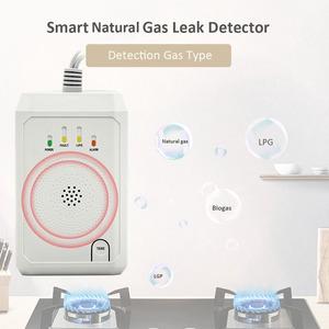 ポータブルABS材料キッチンガス漏れ検出器センサーアラームシャットバルブ有線ガスセンサー家庭用 - Product Image 5