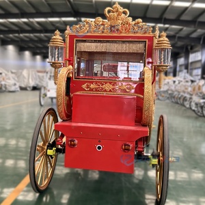 Factory Price Wholesale Royal Carriages <b>Cinderella</b> Horseless Electric <b>Horse</b> Princess Sightseeing Carriage - Product Image 4