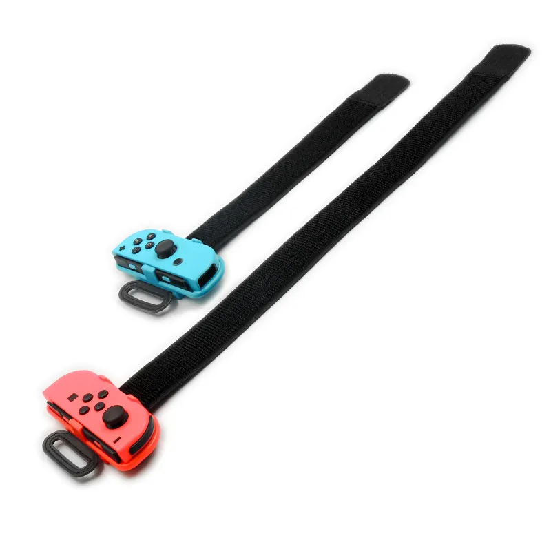Adjustable Elastic Dance Wrist Band Strap+Leg Strap Just Dance/Ring Fit Adventure (L/R) Controller Gamepad for Nintend NS Switch
