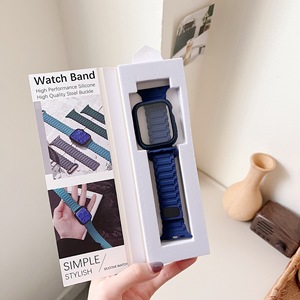 Coque en silicone robuste Upro avec bracelet pour Apple Watch 49mm 45mm 44mm, protection antichoc, bracelet de protection pour iWatch Series Ultra 9 8 7 6 SE - Product Image 3