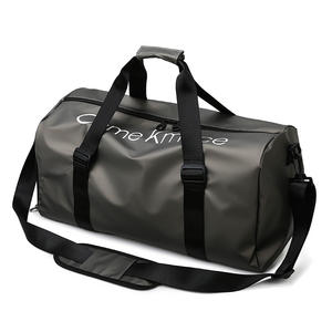 Moda Logo personalizzato impermeabile <span class=keywords><strong>donna</strong></span> uomo <span class=keywords><strong>borsa</strong></span> <span class=keywords><strong>sportiva</strong></span> da viaggio borse da viaggio per palestra a spalla di grande capacità con scomparto per scarpe - Product Image 1
