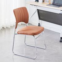 Chaise de Direction Ergonomique Moderne - Empilable, Design à Dossier Ailé, Structure Métallique, Imperméable, Confortable pour Hôtels, Maisons et Écoles