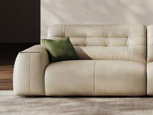 Sofá <span class=keywords><strong>de</strong></span> Estilo Minimalista Italiano para Sala <span class=keywords><strong>de</strong></span> Estar, Brazos Anchos, Confiables y Prácticos, <span class=keywords><strong>Se</strong></span> <span class=keywords><strong>Puede</strong></span> Usar como Cojín - Product Image 3