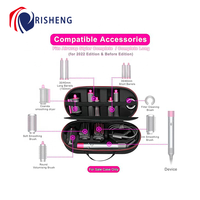 Étui de transport rigide EVA pour Dyson Air.wrap Styler complet long HS08 HS05 HS01 Convient à 4 barils longs ou barils courts