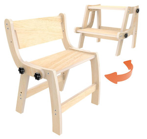 <span class=keywords><strong>Tabouret</strong></span> pliable en bois de haute qualité pour l'apprentissage de la propreté des tout-petits et l'utilisation dans la salle de bain, écologique et durable - Product Image 2