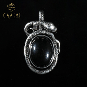 Piedra Natural cuarzo rosa amatista labradorita Ojo <span class=keywords><strong>de</strong></span> Tigre Retro estilo <span class=keywords><strong>serpiente</strong></span> cobre colgante para Mujeres Hombres joyería <span class=keywords><strong>de</strong></span> piedras preciosas <span class=keywords><strong>de</strong></span> moda - Product Image 2