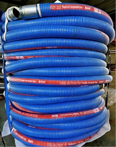 Manguera Flexible de Material Compuesto Químico para Transferencia de Combustible Corrosivo Pesado en Descarga Marítima, con Brida SUS316L para Camión - Product Image 4