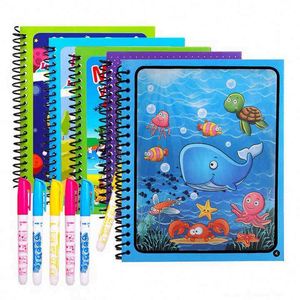 Primotional Gifts Magic Reusable Painting Book with Custom Language for Kids Early Education & Art Enlightenment - Product Image 2