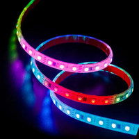 Tira de luces LED direccionable mágica programable de píxeles RGB RGBW 5V 12V 24V SPi WS2811 WS2812B UCS1903 SK6812 DMX512
