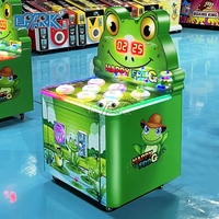 Machine de jeu d'arcade à monnayeur Whack-a-Mole pour enfants, jeu de frappe à la souris et à la grenouille, avec système de récompense
