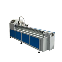 Máquina automática de corte de tubos de cartón de 6 pulgadas, cortadora de tubos de papel de acero con eje intercambiable de 3 pulgadas, tipo 2000, descarga automática