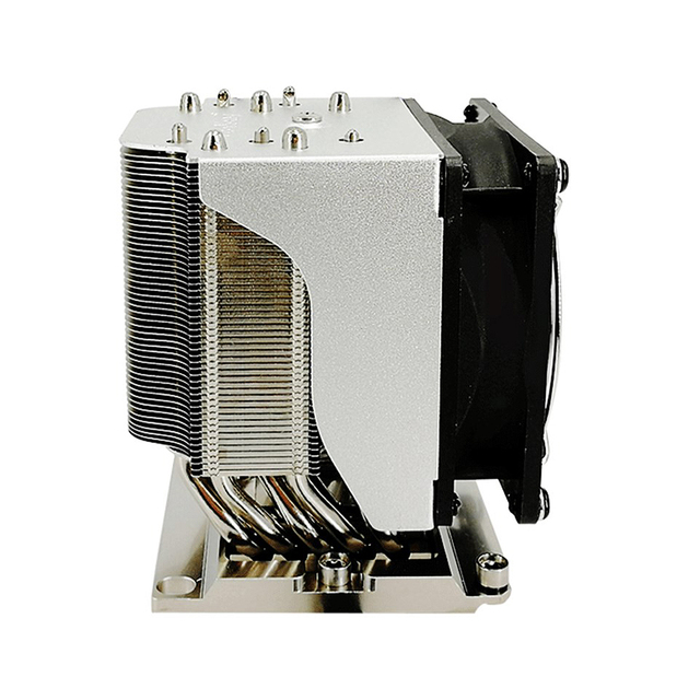 4U Server CPU Cooler Heatsink 6 Heat Pipe Intel LGA3647 4 Pin Double Ball Bearings TDP205W