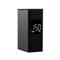 Mini-compresseur d'air portable 150 PSI pour vélo avec écran LED, en alliage d'aluminium, arrêt automatique, pour valves Presta et Schrader